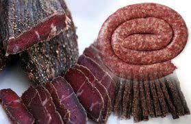 boerewors and biltong
